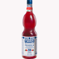 FABBRI - Strawberry Mixybar ZERO 1L